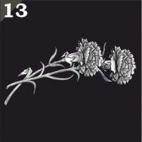 Гравировка цветов ГЦ13